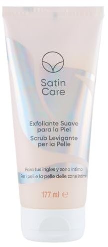 Satin Care Per Peli E Pelle Della Zona Intima, Scrub Levigante Per La Pelle, Depilazione Intima Donna, 177 ml