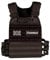 Exersci® Tactical Weighted Vest (1.5kg - 23.5kg) - Calisthenics, Bodyweight Workouts, HIIT, Cardio & Strength Training (20kg Vest (Vest + 2 x 9.25kg Plate), BLACK)