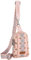 Wrangler Azteken-Crossbody-Tasche für Damen, Umhängetasche mit abnehmbarem Riemen, Azteken-Rosa