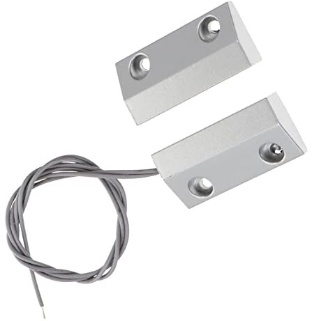 1 Satz Sensor Alarm Aus Zinklegierung Kabelgebundener Alarm Fensteralarme Fensterabdeckung Nontendo-Schalter Alarm Mit Magnetschalter Weiß Türalarm Türen Und Fenster Verdrahtet