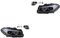 Johns, Scheinwerfer Satz Halogen Front passend für BMW 5 F10 F11 03/2010-06/2013 H7 H7 Links & Rechts + Nebelscheinwerfer + Leuchtmittel