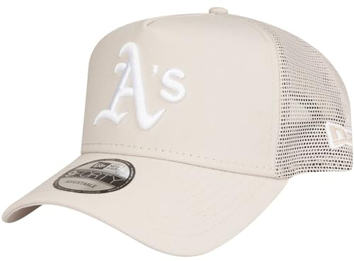 New Era 9Forty Snapback Trucker Cap Oakland Athletics Stone