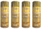 HitlineUK 4 x Gold Spray Paint Multi Purpose Metallic Gold Paint Wood Metal Paint 200ml Interior/Exterior