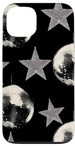 Retro Star & Discokugel 70er 80er Jahre Ästhetik Hülle für iPhone 13