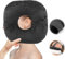 WIYETY Piercing Kissen mit Loch: Donut Kissen für Ohr gegen Ohrenschmerzen, Sleepingring für Seitenschläfer, Ohrkissen, Piercing Pillow zur Schmerzlinderung Im Ohr - Schwarz