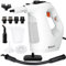 SXHY Portable Steam Cleaners,Steam Cleaner Handheld for the home multi purpose,Transparent Water Tank-11-Piece Accessory Kit for Sofa,Shower,Upholstery,Car and More (white） (white)