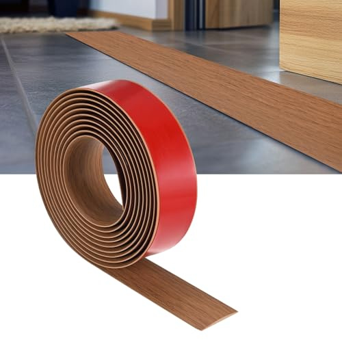 M METERXITY Fußleistenübergang Selbstklebend 10FTx1,58Zoll PVC Teak