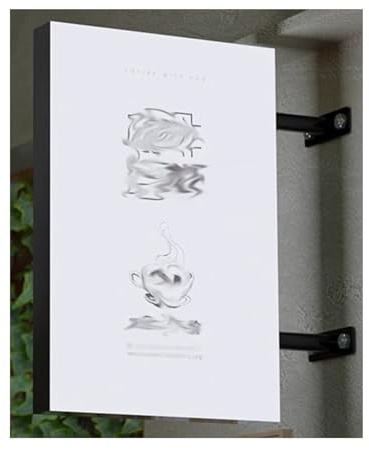 Doppelseitig beleuchteter Leuchtkasten für Außenwerbung, wasserdichte Wand-Anschlagtafel für Kneipen und Geschäfte