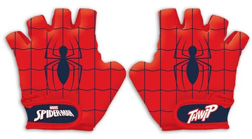sarcia.eu MARVEL Spider-Man Guanti da ciclismo da bambino, per ragazzo, con chiusura a velcro (B)
