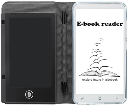 Annadue Liseuse électronique sans Encre de 5 Pouces avec Tablette D'écriture Manuscrite 1G 8G Android 5.1 Tablette Epaper à écran Haute Résolution pour Livre électrique Vidéo PDF