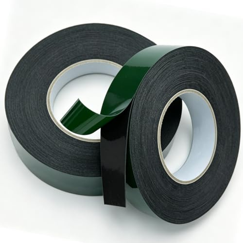 EZOOU 2 Rolls 10 mm x 10 m Heavy-Duty Double-Sided Foam Adhesive Tape | Waterproof Heat-Resistant Strips For Car Trim, LED Lights And Home Decor