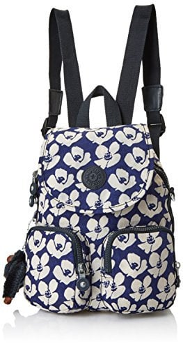Kipling Damen Firefly Up Rucksack Mehrfarbig (Bold Flower)