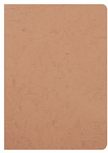Clairefontaine 733000C Heft AgeBag (DIN A4, 21 x 29,7 cm, blanko, ideal für Ihre Notizen und Zeichnungen, 48 Blatt) 1 Stück braun