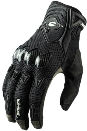 O'NEAL | Fahrrad- & Motocross-Handschuhe | MX MTB DH FR Downhill Freeride | 4-Wege-Stretch, Karbon-Knöchelschutz, Silikonbeschichtet | Butch Carbon Glove | Erwachsene | Schwarz | Größe XL