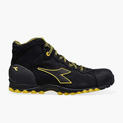 Utility Diadora Beat Da2 Mid S3 Hro Src, Scarpe da Lavoro Unisex - Adulto, Nero, 41 EU