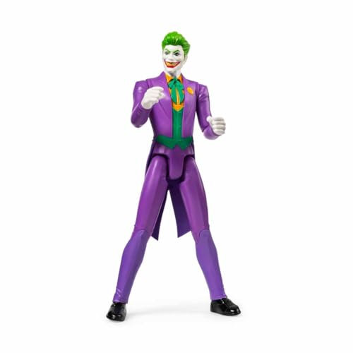 Batman 30cm THE JOKER-Actionfigur, 30 cm groß, voll beweglich für spannende Abenteuer und actionreiche Stunts, Spielzeug für Kinder ab 4 Jahren, original Comic-Design