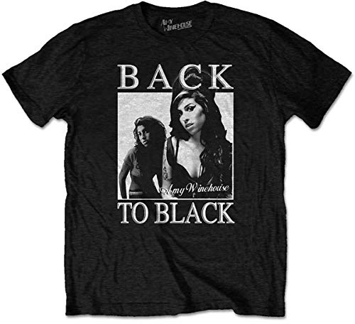 Amy Winehouse AMYTS06MB05 T-Shirt, Black, XX-Large