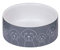 Nobby Ceramic Dog Bowl, White, Diameter 12 x 4.5 cm, 0.25 L, Pack of 1