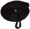 FreeTec Cuerda de nailon para barco con ojo, 15 mm de diámetro, 7 m de largo, color negro