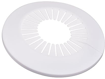 uxcell Decorative Radiator Pipe Covers Polypropylene 60mm-78mm White (Pack of 4)