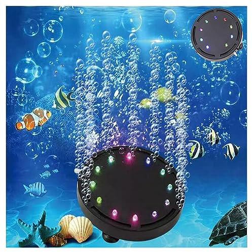 LONDAFISH Aquarium Dekoration Aquarium LED Licht,Blasenlicht,Bunte wasserdichte Led Fisch Tank Lichter, LED Aquarium Licht für Fisch Tank Dekoration