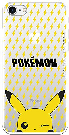 iPhone Case iPhone 7 - iPhone 8 - iPhone SE Official Pokemon Pikachu Background Rays. Choose the design that you like for your iPhone 7 - iPhone 8 - iPhone SE