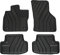 J&J AUTOMOTIVE | Eko Gummimatten Gummifußmatten Für Golf 8, ab 2020, Schwarz, Anti-Rutsch, Ohne Geruch, Allwetter, Rand 3cm, Set 4-Teilig
