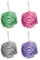 Elysium Spa Pack of 4 Mesh Exfoliating Bath And Shower Body Puff Sponges