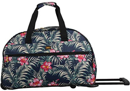 lucas Designer-Handgepäck-Kollektion, leichtes Muster, 55,9 cm, Reisetasche für Wochenende über Nacht, Aloha Marineblau, 22in, Lucas Gaspedal 50.8 cm