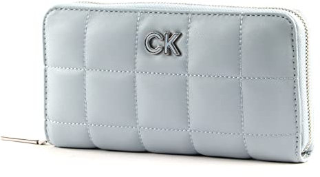 Calvin Klein Re-Lock Quilt Wallet Pearl Blue