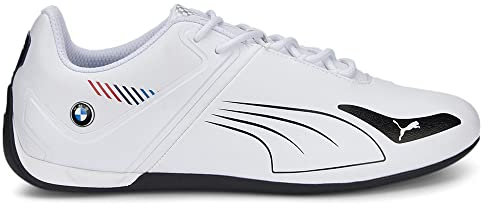 PUMA BMW M Motorsport A3rocat Herren-Sneaker, Schnürschuhe, lässig, Weiß, Größe 47