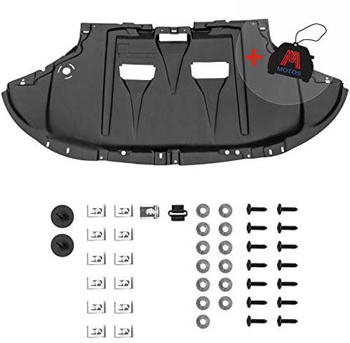 M MOTOS Unterfahrschutz motor für Audi A4 II B7/S4 B7 2004-2008, Audi A4 II B6/S4 B6 2000-2004, Audi A4 II B7/S4 B7 Cabrio 2006-2008 - Schützen Sie Ihr Auto mit einer Formgedächtnis-Motorabdeckung,