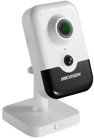 Hikvision Telecamera IP Wi-Fi Cube da 2,0 MP, obiettivo da 2,8 mm, AUDIO bidirezionale, IR 10 m, PIR, scheda SD DS-2CD2423G0-IW-2,8 mm