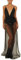 Glitzer Rock Damen Lang Durchsichtig, Mesh Rock Festival, Schwarzer Langer Tüllrock L, Netzrock Strand, Bikini Cover Up, Maxirock mit Schlitz für Sommer Party Halloween Weihnachten
