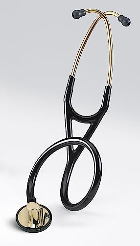 3M Littmann Stethoskop Master Cardiology mit Gratis Gravur und Penlight (Brass Edition)