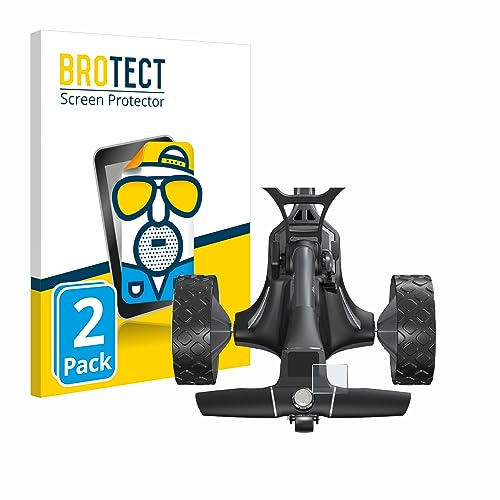 BROTECT Entspiegelungs-Schutzfolie für Motocaddy M7 GPS Electric Trolley (2 Stück) Matte Displayschutz-Folie, Anti-Reflex, Anti-Fingerprint