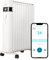 BLACK+DECKER BXRA43016GB 1.5KW Smart Digital Oil Free Radiator, 3 Heat Settings, Adjustable Thermostat, 24 Hour Timer, White
