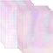 Belerry 10 Blätter transparentes holografisches Overlay Laminierung Vinyl A4 Größe selbstklebende holografische Laminat Film wasserdicht Vinyl Aufkleber Papier für Dekoration, 2 Typ, 8,25 x 11,7 Zoll