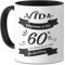 I LOVE MOM Taza 60 Cumpleaños Aniversario Mujer Hombres Tazas Desayuno Originales para Regalar Regalos Fiesta de 60 Cumpleaños Aniversario para Familiares Amigos (MKB-Texto)
