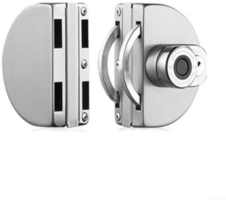 Glastürschloss, 8–12 mm, Fingerabdruck-Technologie, Glastürschloss, elektrisches Türriegelschloss für Badezimmer, WC, Geschäft, Glastüren (Doppeltür)