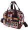 Märchen Taschen Frauen Druck Umhängetasche Mode Schulter Handtasche Nordlicht Taschen (Brown, One Size)