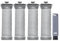 Lot de 4 filtres de rechange compatibles avec les aspirateurs sans fil Tineco A10 HERO, A11 HERO, PURE ONE S11, PURE ONE S12, PowerHero 11 Snap, S12 Pro EX