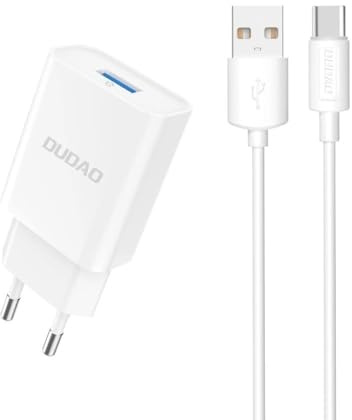 Dudao A4EU Wandladegerät ? Weiß - Ladegerät mit Kabel - USB zu USB-C