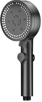 WENH 8 Modi Duschkopf, einstellbar, Hochdruck, wassersparend, tragbar, Handbrause, schwarz, Badezimmer-Duschzubehör(Upgrade shower head)