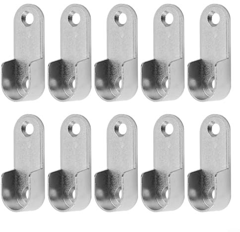 Verstellbare Halterung für Kleiderstange, Kleiderstange, Endhalter für Schränke