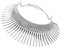 GLSTOY Collana Spina Esagerata Collana Girocollo Per Donne E Ragazze Accessorio Per Collo in Materiale Resistente