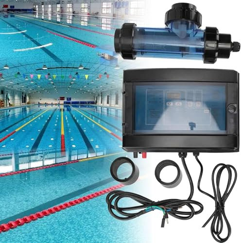 Chlorateur au sel 10g/H-50g/H, traitement de l'eau pour piscines et spas, plastique, fonction de nettoyage automatique, technologie de micro-ordinateur avancée,10g/h
