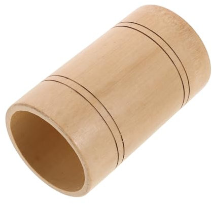 Abaodam Mini Tube De Rangement Bois pour Jardin Zen Accessoire De Bureau Beige Organisateur De Bijoux Et Outils De Paysage pour Décoration De Table Et