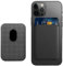 UYGTHI Mag-Safe Wallet Leather Compatible with iPhone 15/14/13/12 Mini/Plus/Pro/Max, RFID Card Holder with Magnetic Attachment (Black)