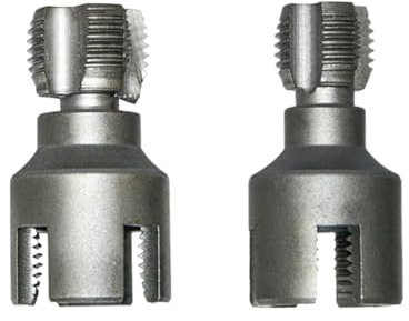 Macchina Filettatrice, Doppia Filettatrice Esterna per Tubi, Strumento di Filettatura e Taglio per Riparazione Domestica Automobile Industriale - Idraulico, Officina, Costruzione, Esterno e Legno